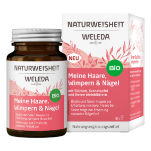 weleda naturweisheit meine haare wimpern naegel 46 kapseln